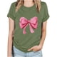 thumbnail image 3 of Fiudx Tops para Mujer Top de Manga Corta con Cuello Redondo y Estampado Regular Sexy de Verano para Mujer, 3 of 3