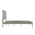 thumbnail image 5 of AFI NoHo Transitional Solid Wood Queen Platform Bed with USB Charger in Gray, 5 of 6