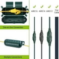 thumbnail image 6 of DEXIMRO Outdoor Extension Cord Safety Cover with Waterproof Seal, Weatherproof Electrical Connection Box to Protect Outdoor Outlet, Plug, Socket, Christmas Holiday Decoration Light, Green, 6 of 9