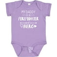 thumbnail image 3 of Inktastic My Daddy is a Firefighter and a Hero Boys or Girls Baby Bodysuit, 3 of 5