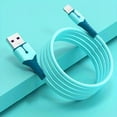 thumbnail image 3 of Fast Charging Cable, 3.3/4.9/6.6ft USB-C/PD/USB To Type C/Micro USB Silicone Fast Charging Cable For ,iPhone ,iPad Samsung LG Motorola Google Pixel, 3 of 5