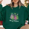 thumbnail image 6 of Craaazy Women's Christmas Shirt Long Sleeve Merry Christmas Sweatshirts Casual Pullover Tops Gifts, 6 of 9