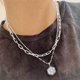 thumbnail image 4 of Dainty Silver Initial Necklaces for Women Silver Necklaces for Women A Z 26 Alphabet Initial Necklaces for Teen Girls Jewelry, 4 of 4