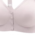 thumbnail image 5 of Front Button Wireless Bras for Women Plus Size, Soft Support Sleeveless Comfortable Daily Underwear, 5 of 5