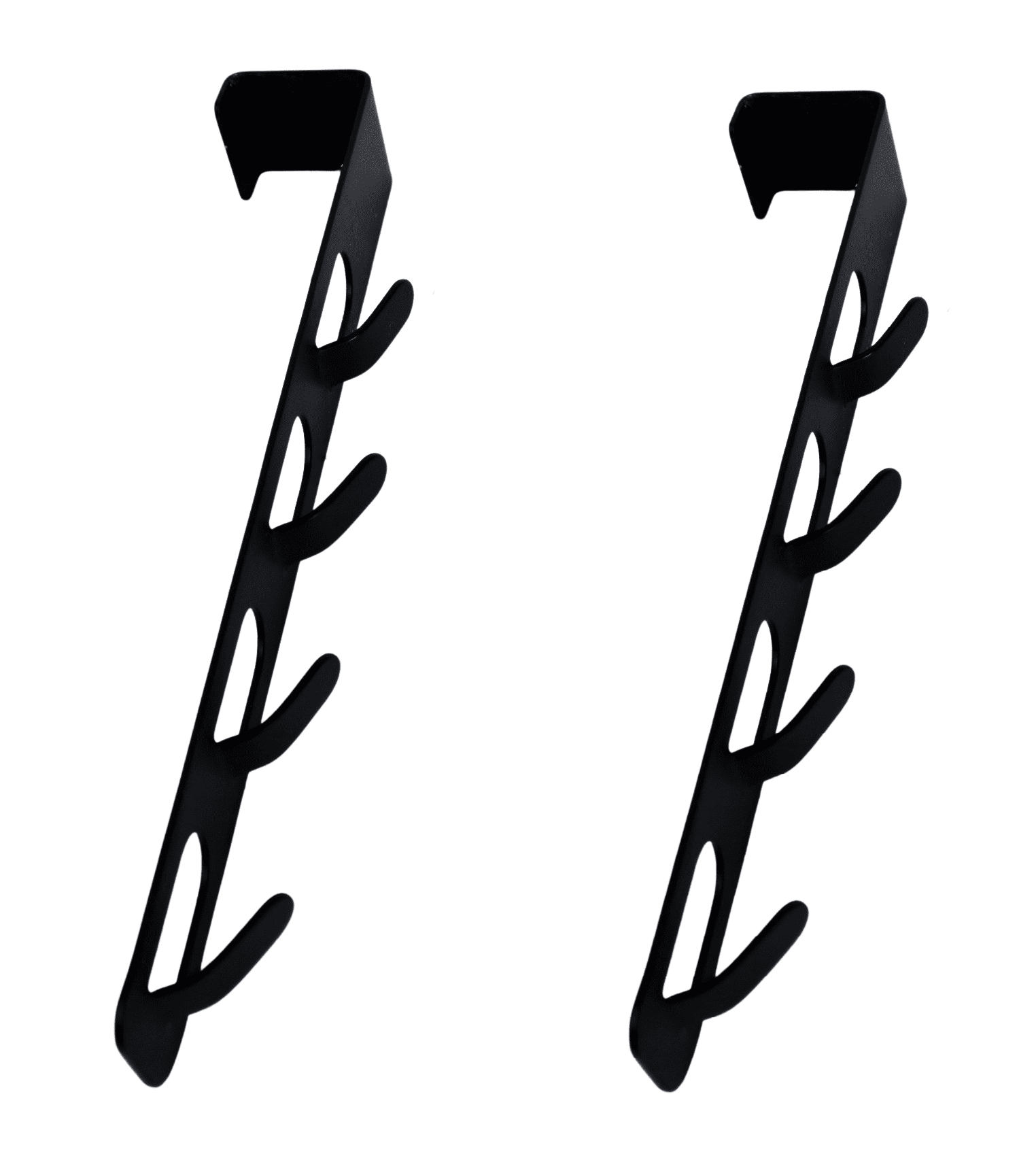 Set of 2 Space Saving Over The Door Hook Closet Storage Utility Multi