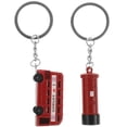 thumbnail image 1 of 2pcs British Retro Keychain Charm for Bag British Souvenir Keyring, 1 of 8