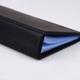 thumbnail image 4 of Black Leather Professional Business Card Holder Organizer, 180 Pcs Large Capacity PU Name Credit Cards Booklet, Durable Credit Card ID Case/Holder for Men & Women, 1Pc, Easy to Use(Black,7.1x3.9"), 4 of 9