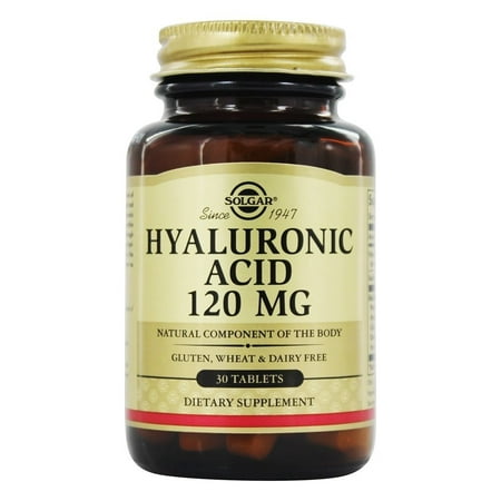 Solgar - Acide hyaluronique 120 mg. - 30 comprimés