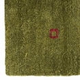 thumbnail image 4 of Rugsotic Carpets Handmade Rugs Hand Knotted Loom Rectangle 6'x9' Green Silk Mix for Indoor Use, 4 of 5