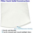 thumbnail image 3 of czcpp-7 Inch Ring Filter Socks - by 18 Inch Long Premium Aquarium Felt Filter Bag - 1 Pack (100 Micron), 3 of 4