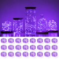 thumbnail image 1 of Guirnalda de luces SmilingTown, 24 x 20 LED, 2,2 m, color morado, 1 of 8