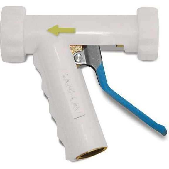 Sani-Lav Spray Nozzle,White,150psi,2.0 to 5.10gpm N81W