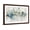 Brown Frame, variant on Art.com Blue Silver III Art Print by Tom Reeves, 18" x 12"