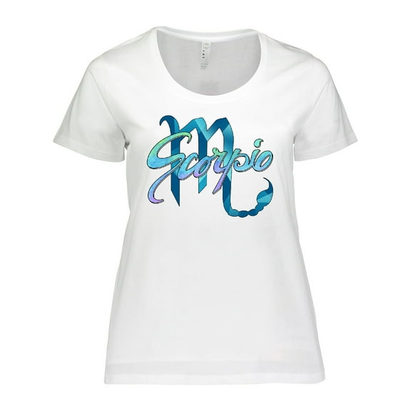 Inktastic Scorpio zodiac sign Women's Plus Size T-Shirt