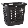 thumbnail image 3 of Sterilite Ultra™ Easy Carry Plastic Laundry Hamper, Black, Set of 4, 3 of 9