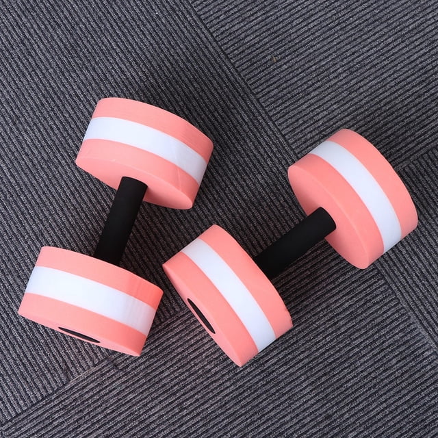 Nestingho 2Ud Mancuernas De Rosa De Espuma Eva Para Ejercicio Acuático Y Resistencia En Piscina