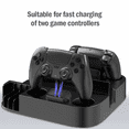 thumbnail image 4 of Base de refrigeración para la consola PS5 Disc Edition y Digital Edition, base de carga doble para mandos, soporte para cartuchos de juegos, 4 of 8