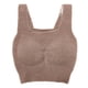 thumbnail image 1 of Chaleco térmico corto y mullido de felpa para mujer, camiseta sin mangas corta, con almohadilla para sujetador, invierno, 1 of 5