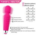 thumbnail image 2 of DEBGFS Holiday Clearance Mini Powerful Magic Cordless Wand Massager  Powerful Vibrate Wand Massager for Neck Shoulder Back Body Massage,pink, 2 of 8