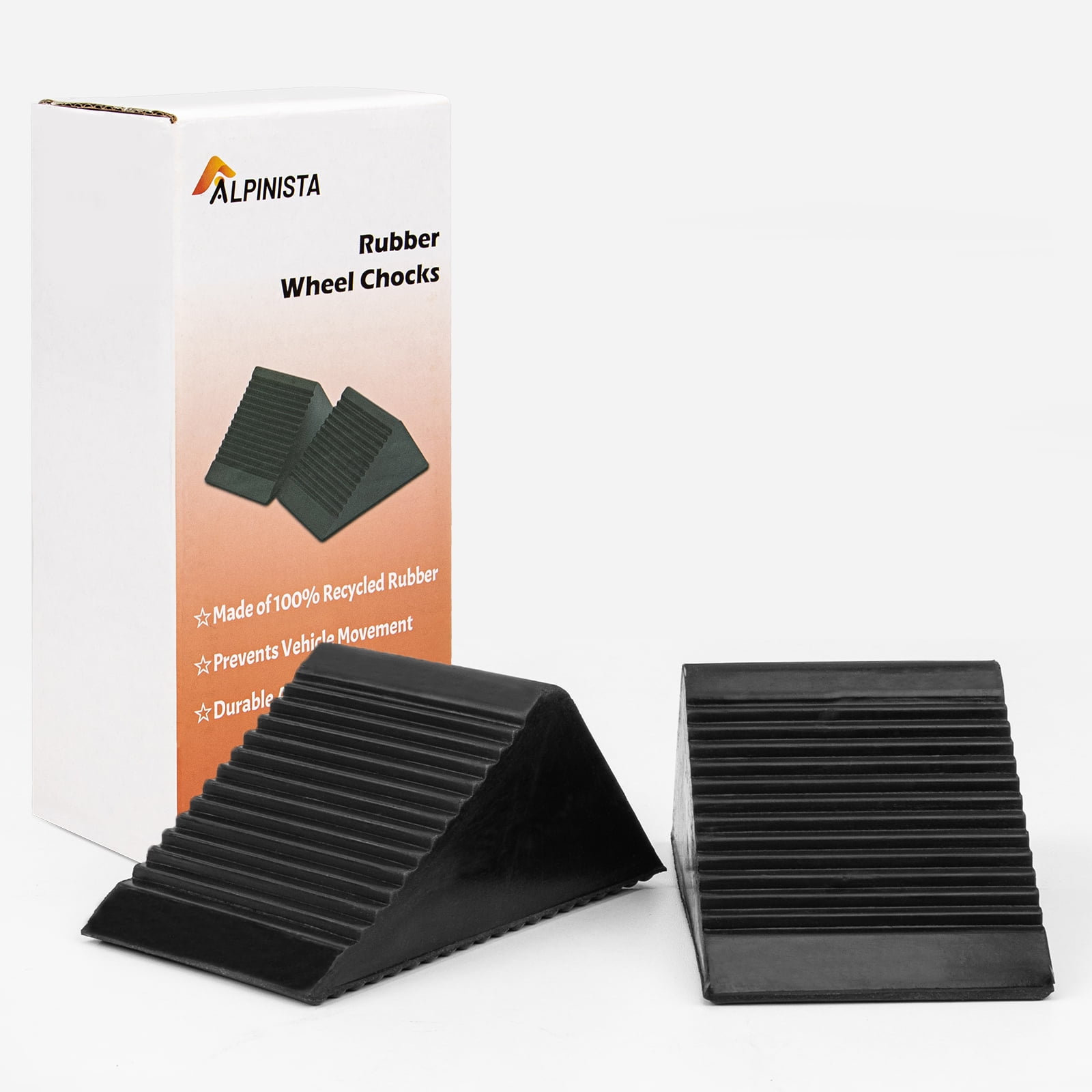 Alpinista Wheel Chocks for Motorhome Caravan Chocks Rubber Stoppers for