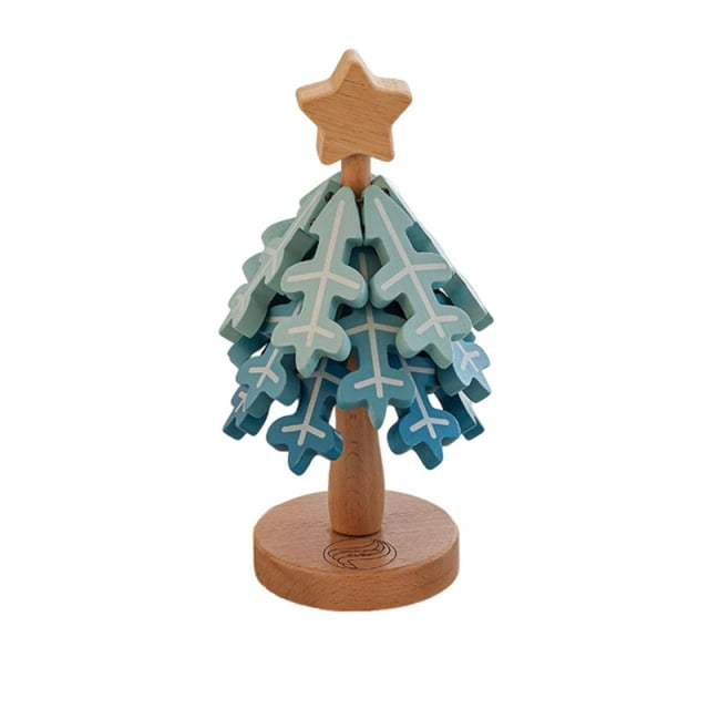 Decoraciones de Árbol de Navidad Árbol de Navidad Tapicera Aislada para el Hogar Ornamento de Mesa de Madera Maciza Ornamentos de Decoración Del Hogar de Navidad Ornamentos de Árbol de Navidad