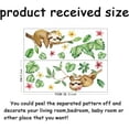 thumbnail image 3 of Watercolor Sloth Wall Decal Branches Large Size Cute Animal Wall Sticker Kid's Room Nursery Playroom Classroom Bathroom Background Decoration, 3 of 9