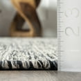 thumbnail image 3 of nuLOOM Alessi Solid Farmhouse Cotton Area Rug, 6', Gray, 3 of 9
