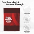 thumbnail image 5 of Red Ribbon Week Awareness Garden Flag Decoration Yard Farmhouse Double Sided Holiday Party Outdoor Camping Decor Flags 12x18in, 5 of 7