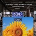 thumbnail image 3 of Bathroom Scale, Highly Accurate Digital Body Scale,Precisely Measures Weight up to 400 lbs-Vibrant Sunflower Field Under The Warm Glow Of Blue Sky, 3 of 4