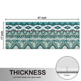thumbnail image 5 of Kitchen Rugs Sets Of 2,Teal Geometric Boho Pattern Anti Fatigue Kitchen Mat Rugs Non Slip Washable,Decorative Kitchen Floor Mats for Kitchen,Sink,Laundry,17"X47", 5 of 5