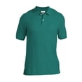thumbnail image 1 of Logan & Martin Big Man Heavyweight Cotton Polo Golf Pocket Shirt - 7XLT, Green 51, 1 of 8