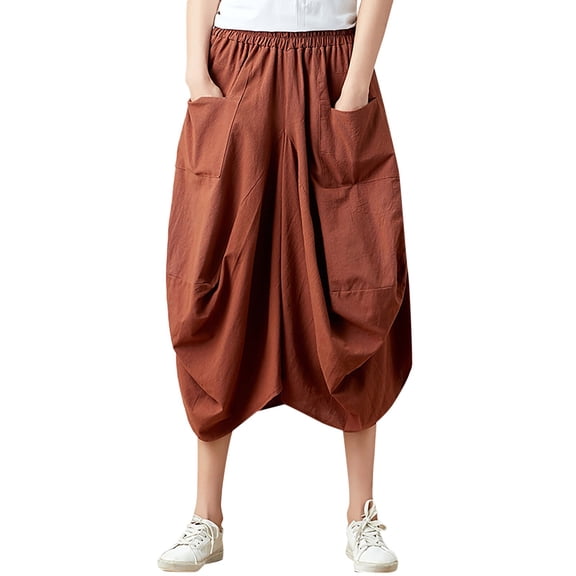 EDFBUYKRS Female Skirts Long Maxi Skirt Set for Women Women's Skirt Ethnic Style Cute Loose Skirt