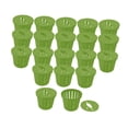 thumbnail image 2 of 20 Piezas Paderas de cesta de plantación hidropónica maciza resistente múltiples propósitos múltiples suministros de maceta hidropónica de servicio Verde, 2 of 8