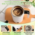 thumbnail image 6 of Mixmate Mug,Automatic Magnetic Stirring Coffee Mug,Upgraded Detachable Base Self-Stirring Mug,Auto Stirring Mugs with Lid Handle,Smart Mixing Cup for Coffee,Chocolate,Milk,Tea(White), 6 of 8