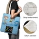 thumbnail image 3 of ChalkZone Bolso de tela con estampado de lienzo para mujer, bolsa de compras reutilizable y estética, con cremallera interior, regalo para mujer, 35 × 40 cm., 3 of 6