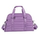 thumbnail image 2 of Bolsa deportiva para gimnasio, bolsa de viaje, bolsa de lona, ​​bolsa de viaje, bolsa de equipaje multiusos, bolsa de mano Púrpura claro, 2 of 9