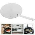 thumbnail image 3 of SHISUYAN Diffuseur de Chaleur de Cuisine en Acier Inoxydable avec Poignée pour Répartition Uniforme de la Chaleur sur Plaque de Cuisson en Verre 9,8 Pouces, 3 of 8