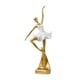 thumbnail image 5 of Estatua de bailarina de estilo nórdico, estatuilla de mujer, figura de poliresina, decoración artística Estilo B Aureato, 5 of 9