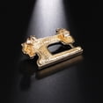 thumbnail image 4 of Insignia de cristal Sunnimix Broche de aleación vintage ramo de novia, 4 of 8
