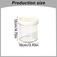 thumbnail image 3 of Plastic Food Containers, Freezer Storage Jars with Screw Lids, Leak Proof Meal Prep Containers, Reusable Small Freezer Jars, Stackable Airtight Storage Cups, Plastic Food Storage Jars, 800ml, 3 of 5
