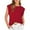 Red, variant on Women Summer Top Basic Tee Shirts Casual Tank Loose Fit Cap Sleeve Tops Short Sleeve Tops for Women Women Shirt Small Womens Athletic Wear Womens T Shirt Workout Shirts Loose Shirt Women Turtle