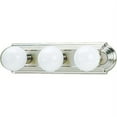 thumbnail image 3 of Volume Lighting 1123-3 18" Width 3 Light Bathroom Vanity Strip - Chrome, 3 of 4