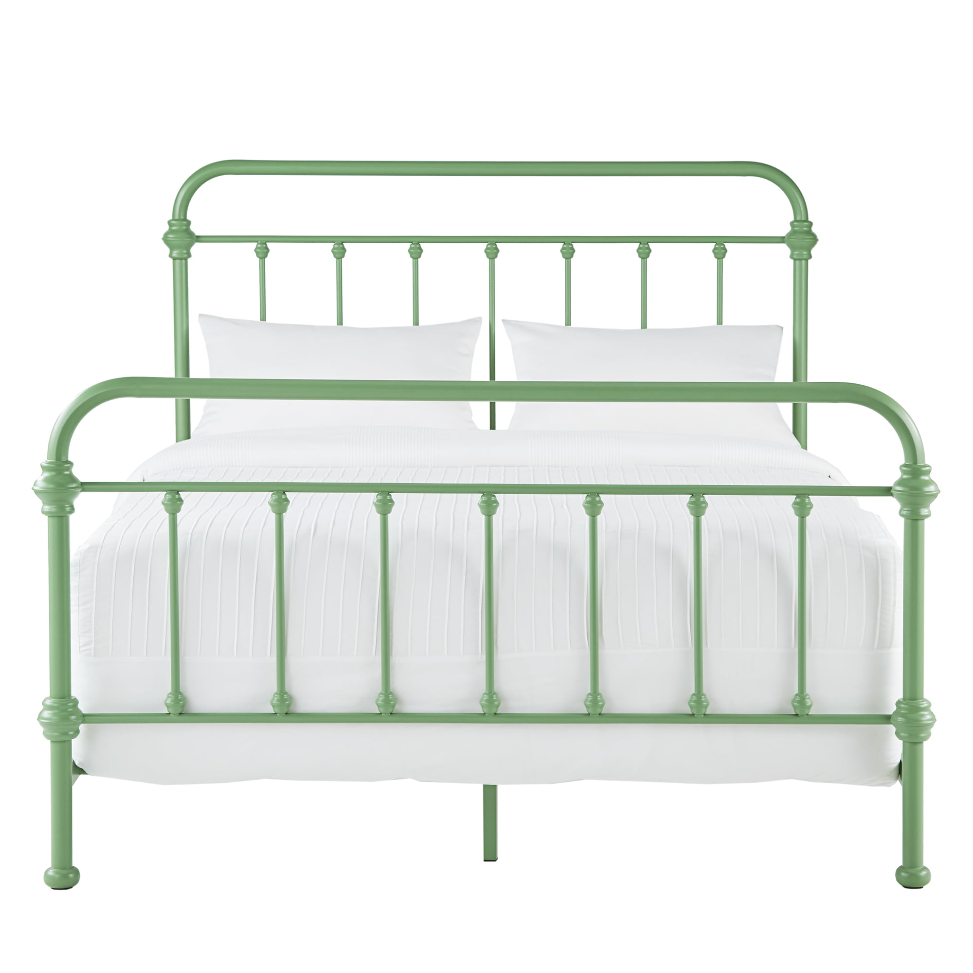 Weston Home Nottingham Metal Queen Bed, Meadow Green