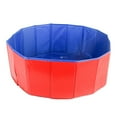 thumbnail image 6 of SPRING PARK Pet Swimming Pool, Portable Collapsible Dog Bathing Tub, Round PVC Leakproof Water Pool, Indoor Outdoor Playing Wash Pond for Puppy Dogs, Cats, 6 of 7