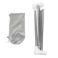 thumbnail image 2 of Standing Clothes Hanger, Stainless Steel Portable Foldable Clothes Rack  for Home, 2 of 7