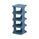 thumbnail image 2 of Organizador Multicapa para zapateros | Estantería de almacenamiento de plástico de 5 niveles | Blanco, Naranja, Azul | Diseño de puertas que ahorran espacio | Montaje sencillo sin herramientas, 2 of 6
