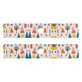 thumbnail image 7 of Yayeee Faucet Mat for Kitchen Sink 30" Diatomite Long Splash Guard Pad, Beige Geometric, 2 Pack, 7 of 7