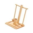 thumbnail image 4 of Soporte de madera para hilo, dispensador de hilo, base estable, estante liso para almacenamiento de hilo. Color de la madera, 4 of 9