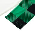 thumbnail image 6 of URMAGIC Christmas Pajamas Matching Sets for Family Green Plaid Tops and Pants Pjs Set Long Sleeve Xmas Sleepwear, 6 of 8