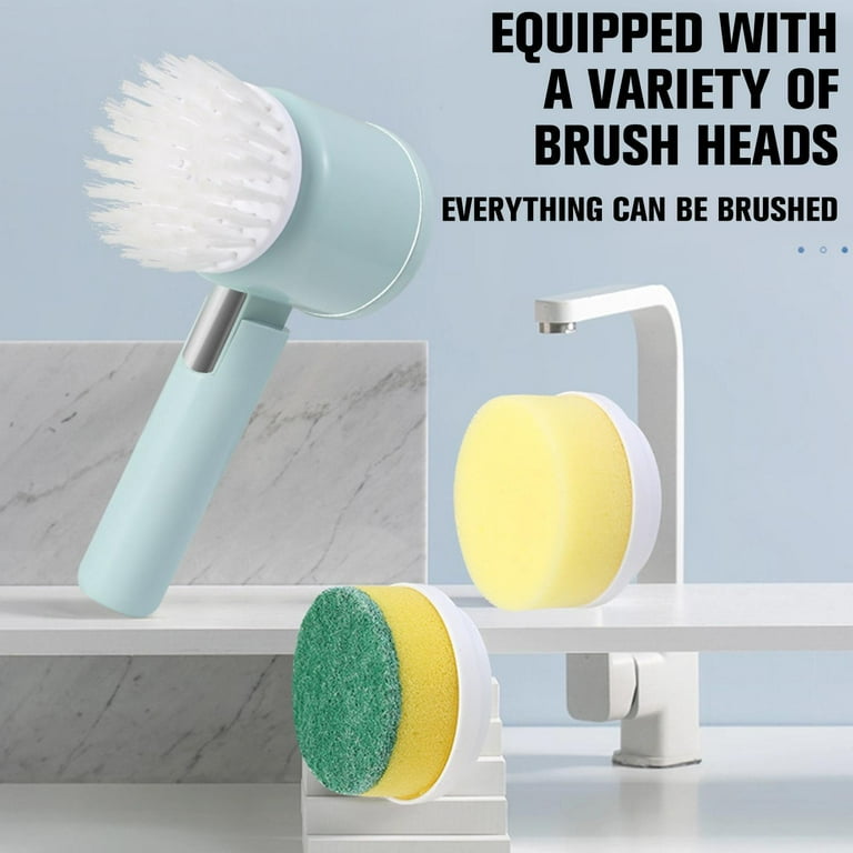 Multifunctional Electric Cleaning Brush Bathroom Window Cleaning Scrubber Cleaning  Brushes with Handles 